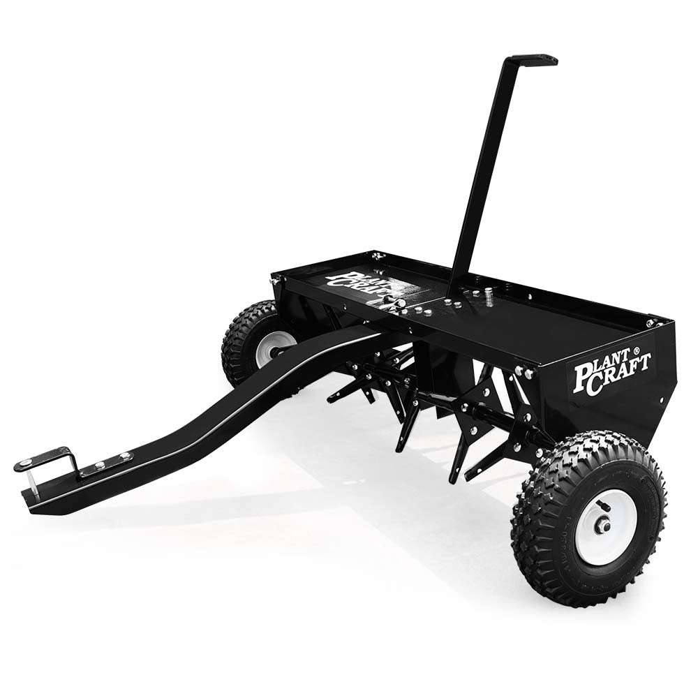 Plug Lawn Aerator 1m (40") Wide, Universal Hitch pull behind aerator